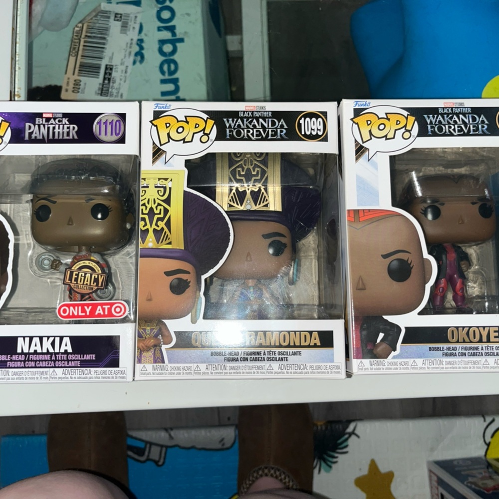 Funko Pop! Vinyl figures. Black Panther/Wakanda Forever Bundle